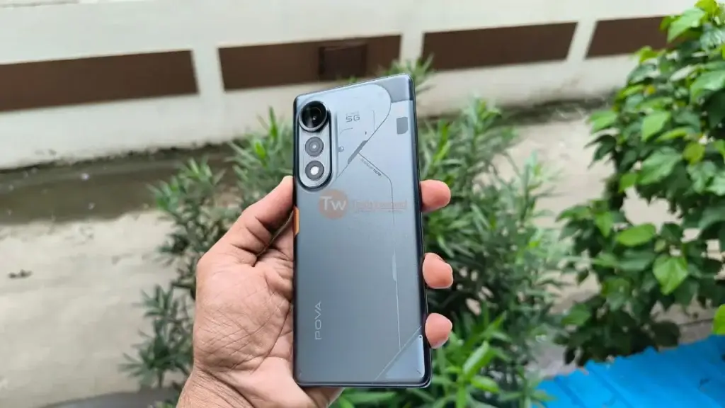 Tecno Pova Curve 5G: In-hand feel, build, and design.